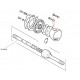Demi arbre de roue avant gauche Defender Discovery 1 Range Rover Classic