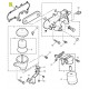 Joint OEM adaptateur radiateur d'huile Defender Discovery TD5