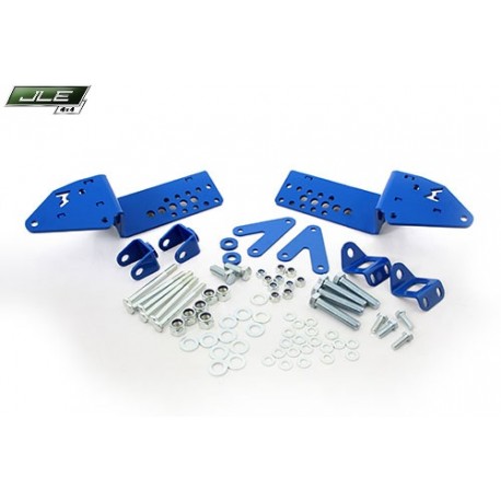 Kit de montage amortisseur arrière Terrafirma 9 et 11" pour Defender 90/110/130, Range Rover Classic et Discovery