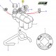 Durite de débordement vase d'expansion Discovery 2 V8
