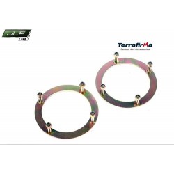 Anneaux de fixation renforcés Terrafirma pour chapelles avant pour Defender 90/110/130, Discovery 1 et Range Rover Classic