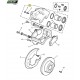 Etrier de frein avant droit Discovery 2 Range Rover P38
