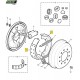 Mâchoires de frein arrière OEM Defender 110/130 et Series 109