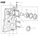 Roulement viscocoupleur de ventilateur motorisation TD5