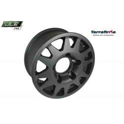 Jante Terrafirma Dakar noire satiné pour Defender 90/110/130, Discovery 1 et Range Rover Classic