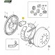 Cylindre de roue arrière gauche OEM Defender 110