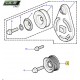 Poulie de direction assistée Freelander 1 essence