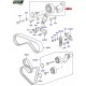 Poulie commande auxiliaire supérieure OEM Range Rover L322