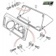 Surcouverture de tableau de bord Defender 90/110/130
