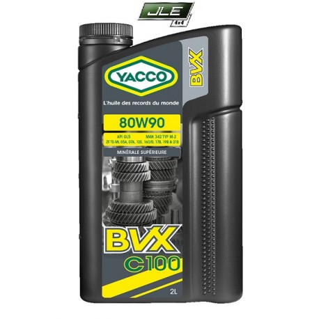 Yacco huile minérale BVX C100 80W90