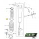 Support de ressort de compensation Defender 110/130