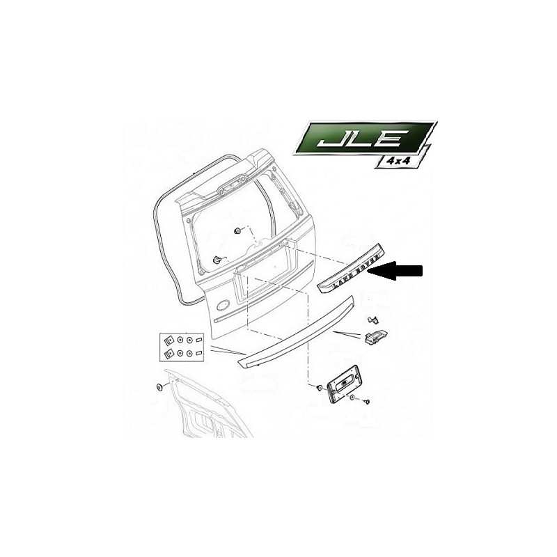 joint d'etancheite porte coffre - freelander 2 - genuine - Best of LAND