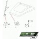 Clips de retenue pour bras de capot Defender Discovery 1 Range Rover Classic