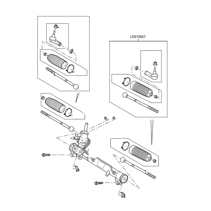 Kit rotule M20 de direction OEM Discovery 3 et 4