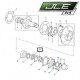 Ecrou de moyeu Defender Discovery 1 Range Rover Classic