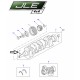Clavette arbre secondaire et vilebrequin Defender Discovery