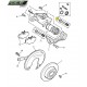 Kit de guides pour étrier arrière Discovery Freelander Range Rover
