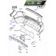 Support  pare choc arrière gauche Freelander 2