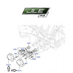 Couvercle acoustique pompe à carburant Discovery 4/5 Range Rover Sport