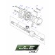 Entretoise arbre de roue avant Defender Discovery 1 Range Rover Classic