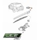 Cache bras d'essuie glace Discovery 3/4 Range Rover Sport