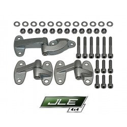 Kit inox charnière de porte de coffre Defender TD4 Puma