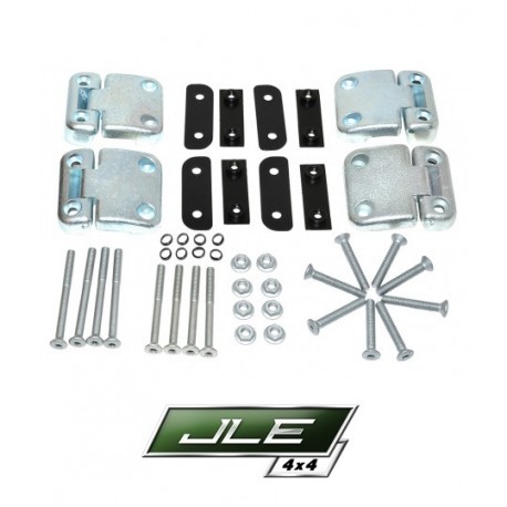 Kit de charnières portes 2ème rangée Defender