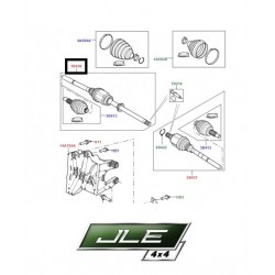 Arbre de transmission avant droit Discovery Sport Range Rover Evoque