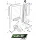 Coulisse de glace custode arrière droite Defender 110/130