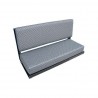 Banquette arrière rabattable noire 2 places Defender