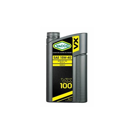 Yacco huile minérale VX100 SAE 15W-40