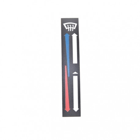 Autocollant commande de ventilation Defender