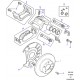 Piston d'étrier de frein avant Freelander 1