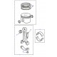 Jeu de segments pour piston cote standard Freelander 2.0l diesel