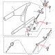 Câble de frein à main droit OEM Freelander 1