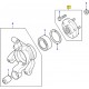 Flasque de moyeu de roue OEM Freelander 1